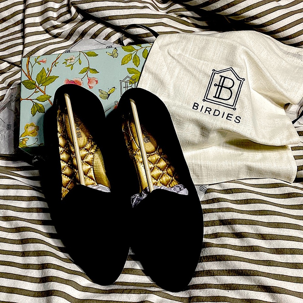 Birdies shoe- The Heron. Color - Black
